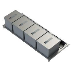 Indux Sort Sistem de sortare a deșeurilor cu 4 compartimente Comandă manuală pentru sertare extensibile 1208972321