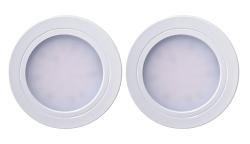 Indux Luma Set de spoturi LED pentru bucătărie mică încastrată, 2 spoturi cu driver LED, alb 1208972375