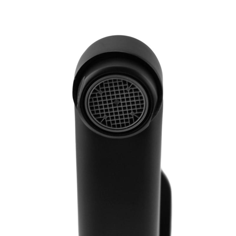 Aquanello Casa Robinet de bucătărie cu un singur mâner, negru, cu gura de scurgere de 20 cm BL-1420-CS