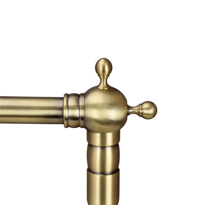 Aquanello Heritage Ascot Bucătărie clasică Robinet de bucătărie nostalgic din bronz cu bec unghiular BN-4002-HA