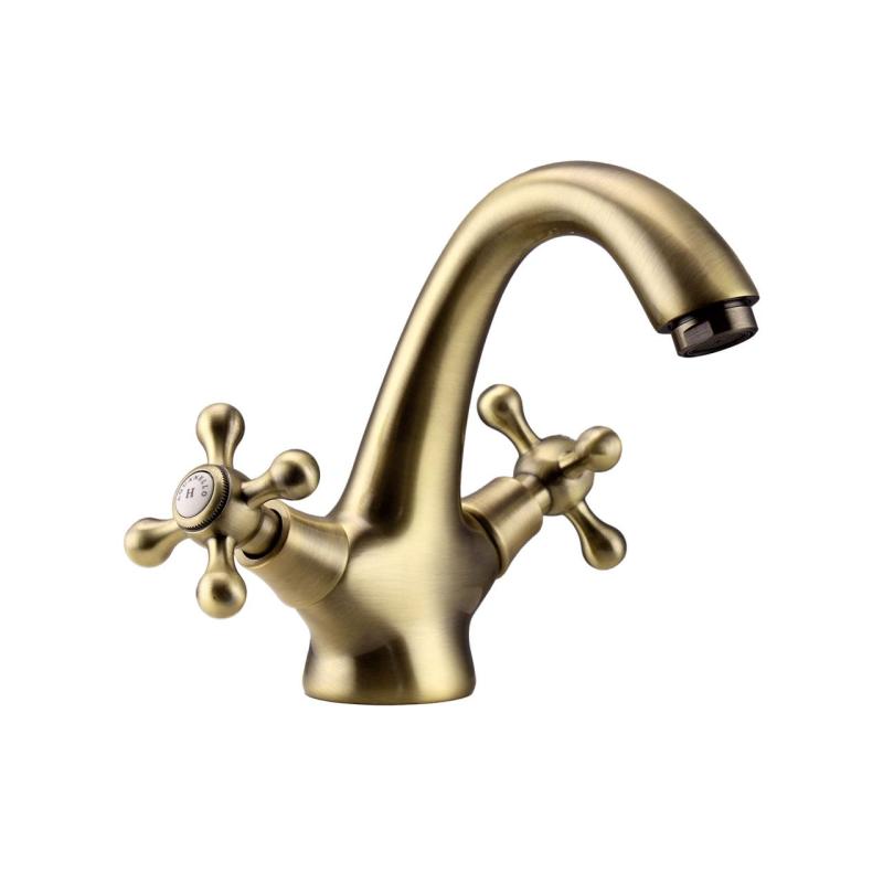 Aquanello Heritage Ascot Robinet clasic nostalgic pentru chiuvetă, bronz BN-4101-HA
