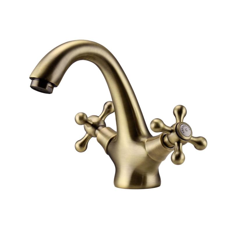 Aquanello Heritage Ascot Robinet clasic nostalgic pentru chiuvetă, bronz BN-4101-HA