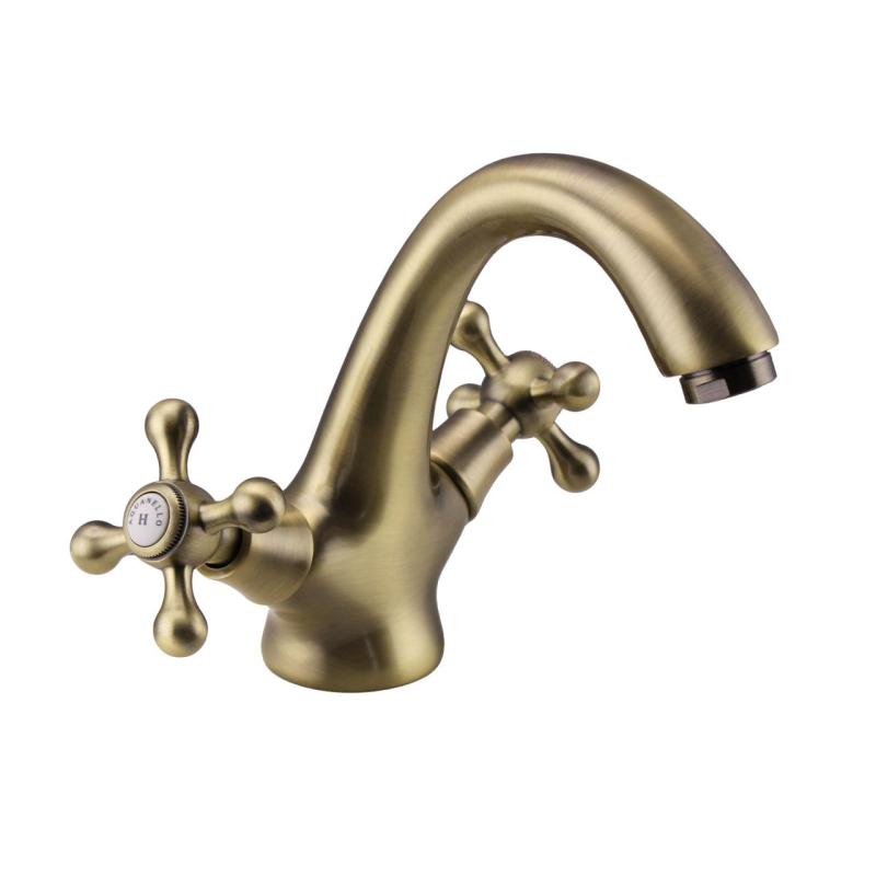 Aquanello Heritage Ascot Robinet clasic nostalgic pentru chiuvetă, bronz BN-4101-HA