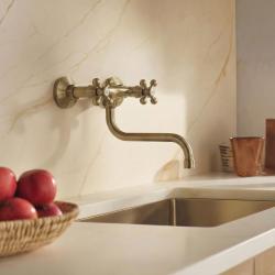 Aquanello Heritage Ascot Robinet de perete pentru bucătărie în stil clasic  Bronz BN-4111-HA