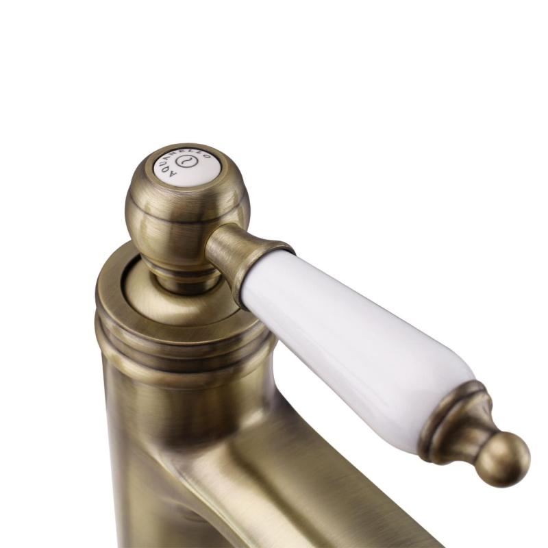 Aquanello Heritage Manor Robinet clasic nostalgic pentru chiuvetă, bronz BN-1001-HM