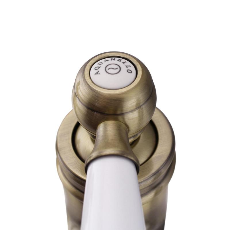 Aquanello Heritage Manor Robinet clasic nostalgic pentru chiuvetă, bronz BN-1001-HM