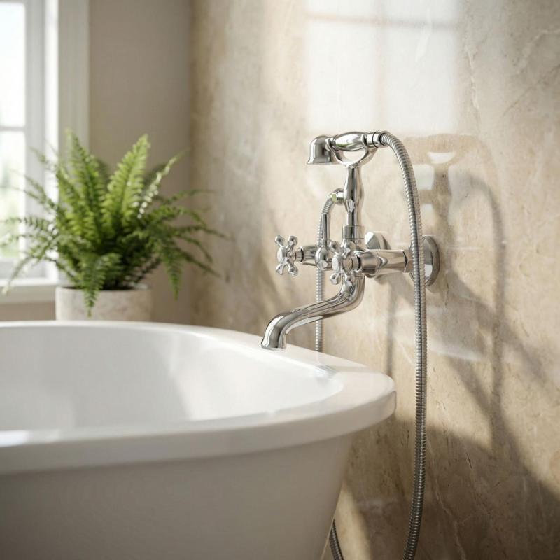 Aquanello Heritage Collection Furtun de duș  150 cm Crom CR-9002-HC