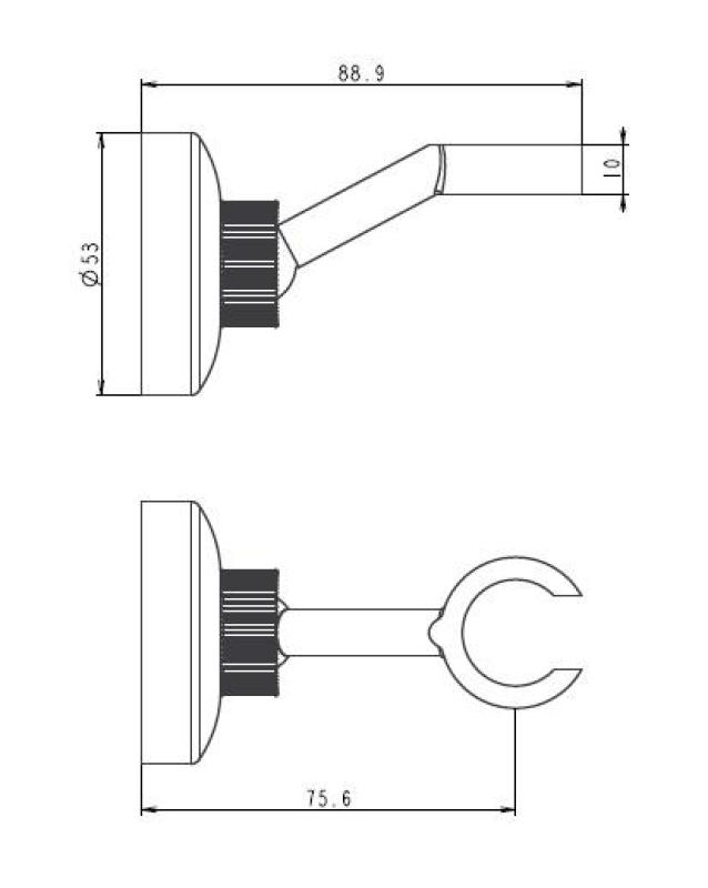 Aquanello Heritage Collection Suport clasic pentru duș de mână din oțel inoxidabil NB-9003-HC