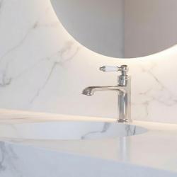 Aquanello Heritage Manor Robinet clasic nostalgic pentru chiuvetă, crom CR-1001-HM