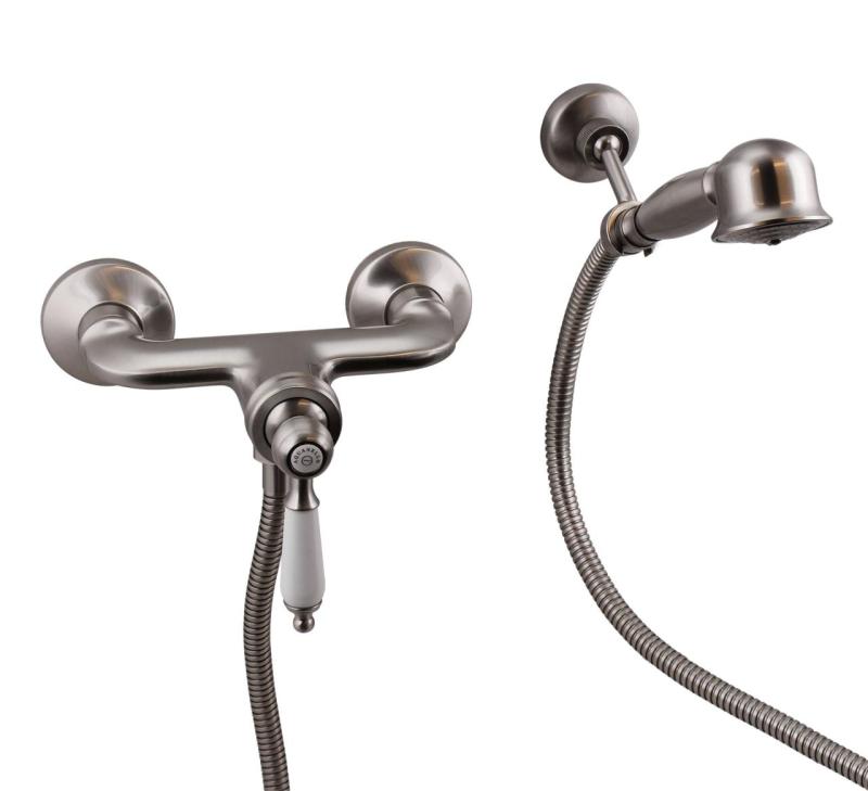 Aquanello Heritage Manor Baterie de duș clasică din oțel inoxidabil NB-2001-HM