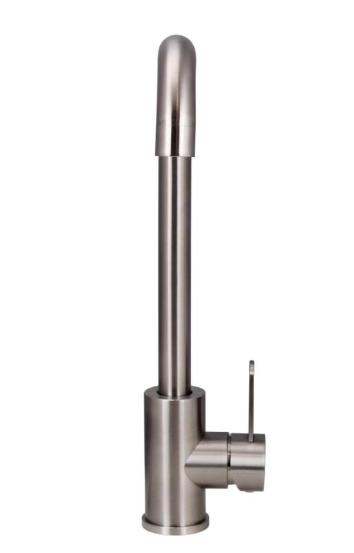 Aquanello Forma Baterie de bucătărie monomandatină din oțel inoxidabil masiv SS-1001-FM