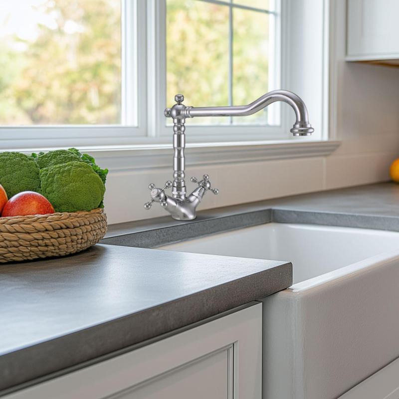 PB Robinet de bucătărie nostalgic V1910 Cromat