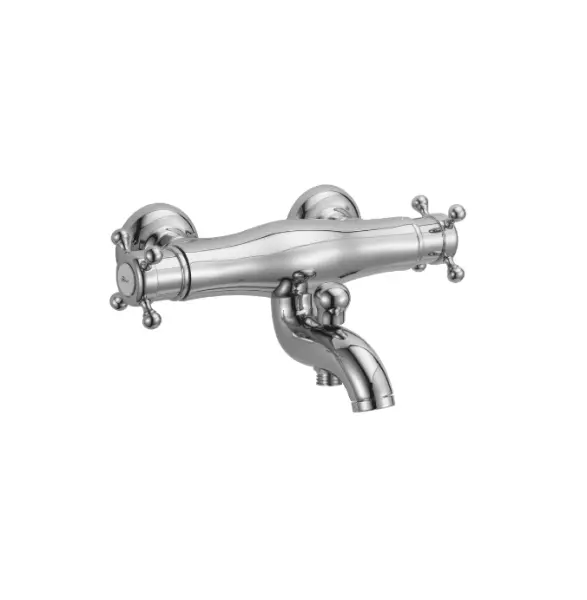 Robinetterie pour baignoire thermostatique Huber Victorian en chrome VTT2701021